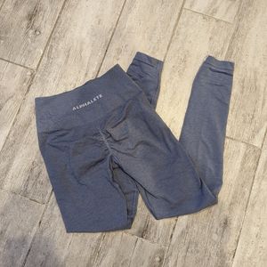 Alphalete Amplify dusty blue/grey leggings, XS